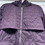 Mondetta Quilted Overlay Rain Parka Trench Coat Women’s Size M Photo 3