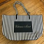 Victoria's Secret Victoria’s Secret Pink Striped Weekender Faux Leather Tote Bag NWT Photo 8