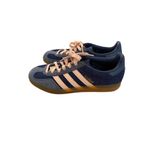Adidas Women’s Blue Pink Leather Gazelle Sneakers Size 7.5 Photo 4