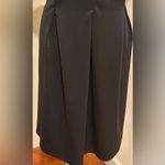 Monteau Black V Neck A Line Dress Pull Over Sleeveless Scalloped Straps Sz 3X Photo 7