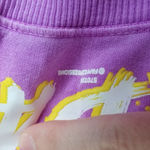 Miami Style  DAYTONA BEACH FLORIDA FLORAL GRAPHIC PRINT LAVENDER SWEATSHIRT M NWT Photo 6