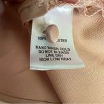 Lulus Lucie Pale Pink Satin Knotted Front Top Blouse size medium Photo 8