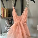 FORTE FORTE Tulle Flounce Top Rose Pink Womens Size 1 US 4 Photo 4