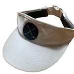 Signatures Crossed Golf Clubs Structured Visor, White, Adult White Photo 0