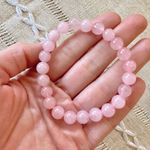 💗Rose Quartz Crystal Bracelet💗 ~8mm Photo 3