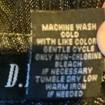 DFA New York Pinstriped Capri Jeans 6 Cropped Pant Photo 3