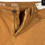 a.n.a . SZ 18W High-Rise Straight Jeans Stretch Zip-Fly Pockets Brown Sugar New Photo 2