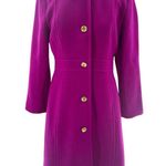J.Crew  Classic Lady Day Coat Italian Wool Blend
Fitted Jacket Plum Purple Sz 4 Photo 2