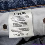 AGOLDE NEW  Riley High Rise Cropped Straight Fit‎ Jeans in Emulsion wash, 31 Photo 9