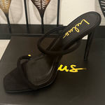 Luxe Lulus  Elegant Black Heels Size 8 Photo 0