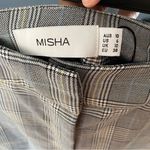 NEW Misha COLLECTION plaid Matching Two Piece Set Crop Top and Bermuda Shorts 6 Gray Photo 9