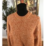 Ava & Viv Women XXL Sweater Long Sleeve Pullover Crew Neck Orange Knit Y2K Boho Photo 1