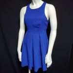 Lulus  Blue Open Back Dress (Small) Photo 1