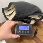 We The Free Free People Winnie Car Coat Jacket Small Faux Leather Sherpa Oversized Trucker Photo 8