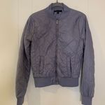 Romeo + Juliet Couture Romeo & Couture Grey Bomber Puffer Jacket M Photo 0