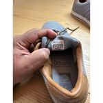 Adidas 7.5 Gray Canvas Sneakers Brown Accents Casual Stylish Footwear Mens Photo 11