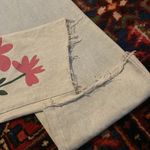 Midlook Distressed Floral Painted Denim Overalls Gray Size undefined Photo 4