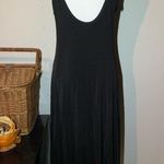 H&M  Black V Neck Connecticut Midi Dress Photo 5