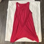 Nanette Lepore Hot Pink Sporty Racerback Keyhole Activewear Tank Top No Size Photo 4