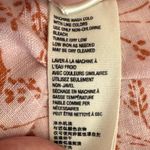 Free People  Pink and Orange Leaf Print Mini Dress Photo 10