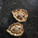 Target Gold Philodendron Leaf Earrings Photo 2