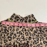 Oh Polly  Leopard Mesh Bodysuit Size 4 Sheer Long Sleeve Snaps Y2K Clubwear Photo 6