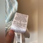 BCBGeneration  NWOT Variegated Striped Blue & White‎ High Waisted Shorts Size L Photo 7