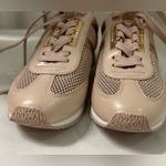 Michael Kors MICHAEL  Dusty Pink Mesh & Leather Lace-Up Sneakers Size 8M EUC Photo 5