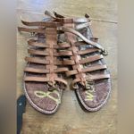 Sam Edelman Gildan Brown Gladiator Sandals with Leather Straps Size 10 Photo 1