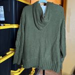 Sidefeel Cardigan Hooded Fleece Lined Jackets Winter Sweater Coat Size Large Green Photo 10