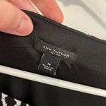 Ann Taylor Graphic Sonnet Print Tie Waist Dress Black White Geo Sheath NO BELT M Photo 4