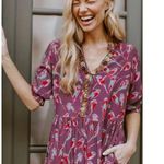 Sheridan French Bird Dress Cheetah XS Boho Coastal Cowgirl Quiet Luxury Core Photo 11