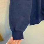 Oarsman 913 navy Up North crew neck sweatshirt sz XL lake life grandmacore cozy Blue Photo 4