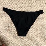 J.Crew NWT  Heritage 1989 high-leg bikini bottom Black- Size Large Photo 3