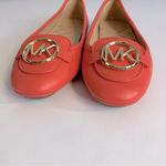 Michael Kors MICHAEL Lillie Moccasin Coral Flats Size 6.5 Photo 2