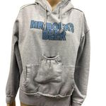 Brew City Beer Pouch Hoodie Sweatshirt Gray Blue Mr Bocks Beer Unisex Large Photo 0