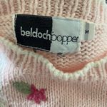 Vintage Light Blush Pink Boho Coquette Knitted Knit Shortsleeve Sweater Top M Size M Photo 6