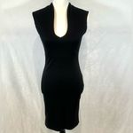 Stella Luce black uneck sheath dress size small Photo 4