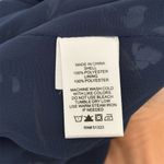 CeCe Women's Size 8 Navy Blue Floral Maxi Dress Spaghetti Straps Photo 5