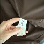 Cupshe x Jen Affleck Faux Leather Coat Off Script Size XS Purple Photo 2