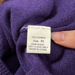 Indulge Cashmere Blackberry Turtleneck Classic Fit Sweater Size XS Photo 8