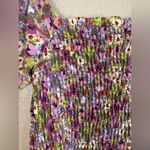 O.P.T. Purple Floral Go On A Date Puff Sleeve Midi Dress size XS $145 Photo 8