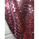 H:ours  Metallic Pink Sequin ‘Mila’ Bodysuit Women Small Photo 7