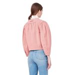 Rebecca Taylor NEW la vie Size M Garment Dyed Twill Jacket Cenelle Pink $295 Photo 2