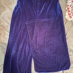 Forever 21 women’s dark blue velvet high waisted flare leggings Photo 0