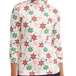 Time & Tru Snowflake Turtleneck Top Photo 1
