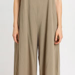Final Touch WASHED WOVEN SLOUCHY FITTED JUMPSUIT WITH CAMI STRAP. MADE IN USA Photo 0