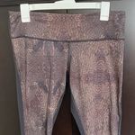 Lululemon RARE Wunder Under Pant *Full-On Luon in size 10- Golden Godess Cashew Photo 3