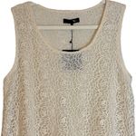 Ryu Anthropologie Cream Lace and Crochet Overlay Tunic NWT Large RT5758-S14 Photo 2