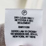 10 Crosby Derek Lam Chain & Fringe Trim Linen Tank Silver Size M Photo 7